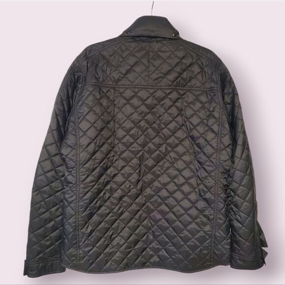 KÜHL Mens Kadence Quilted Jacket Size Large Black w/ Roll Away Hood | EUC - Picture 2 of 5